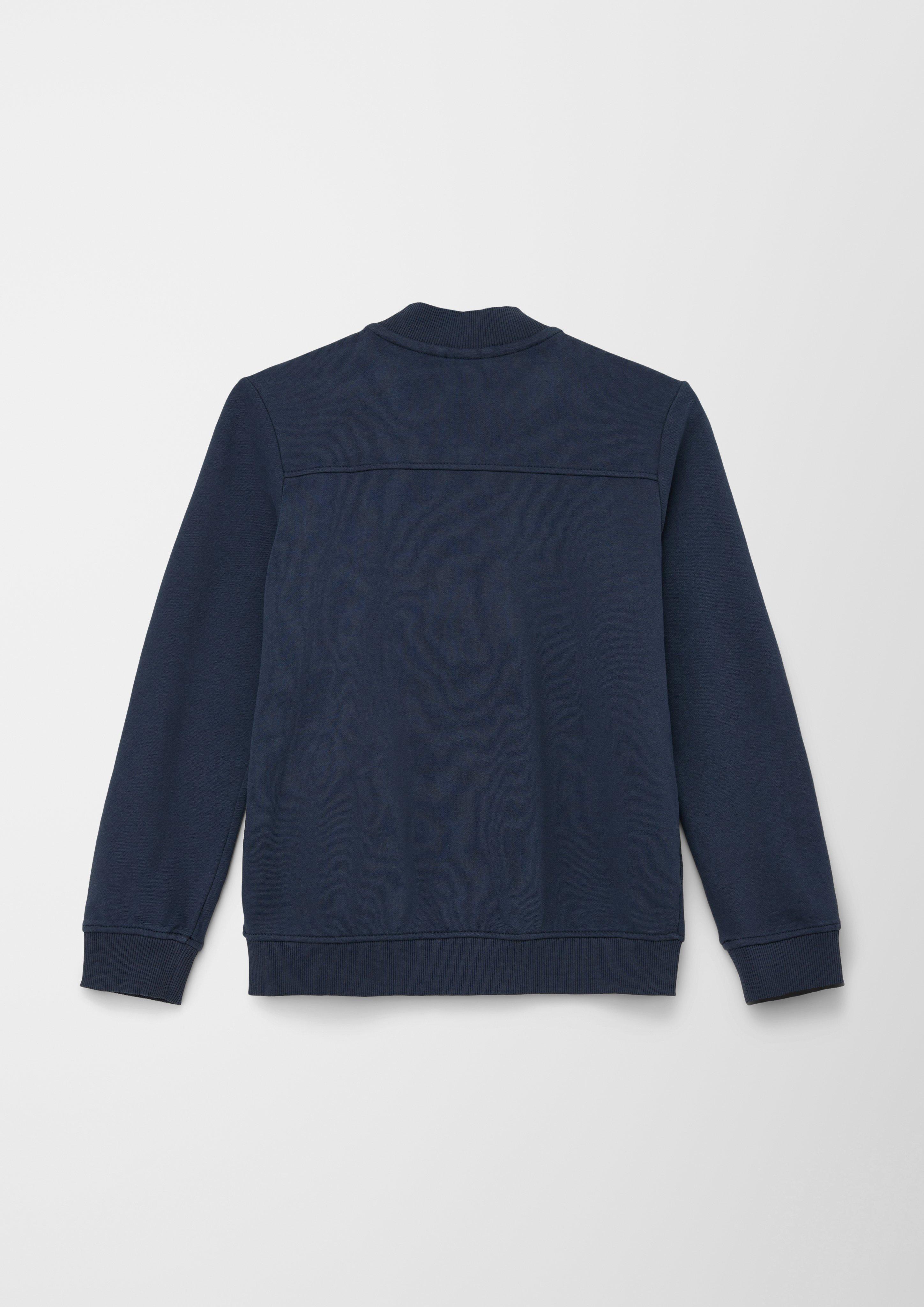 Sweatjacke mit Stehkragen  2128425-5952