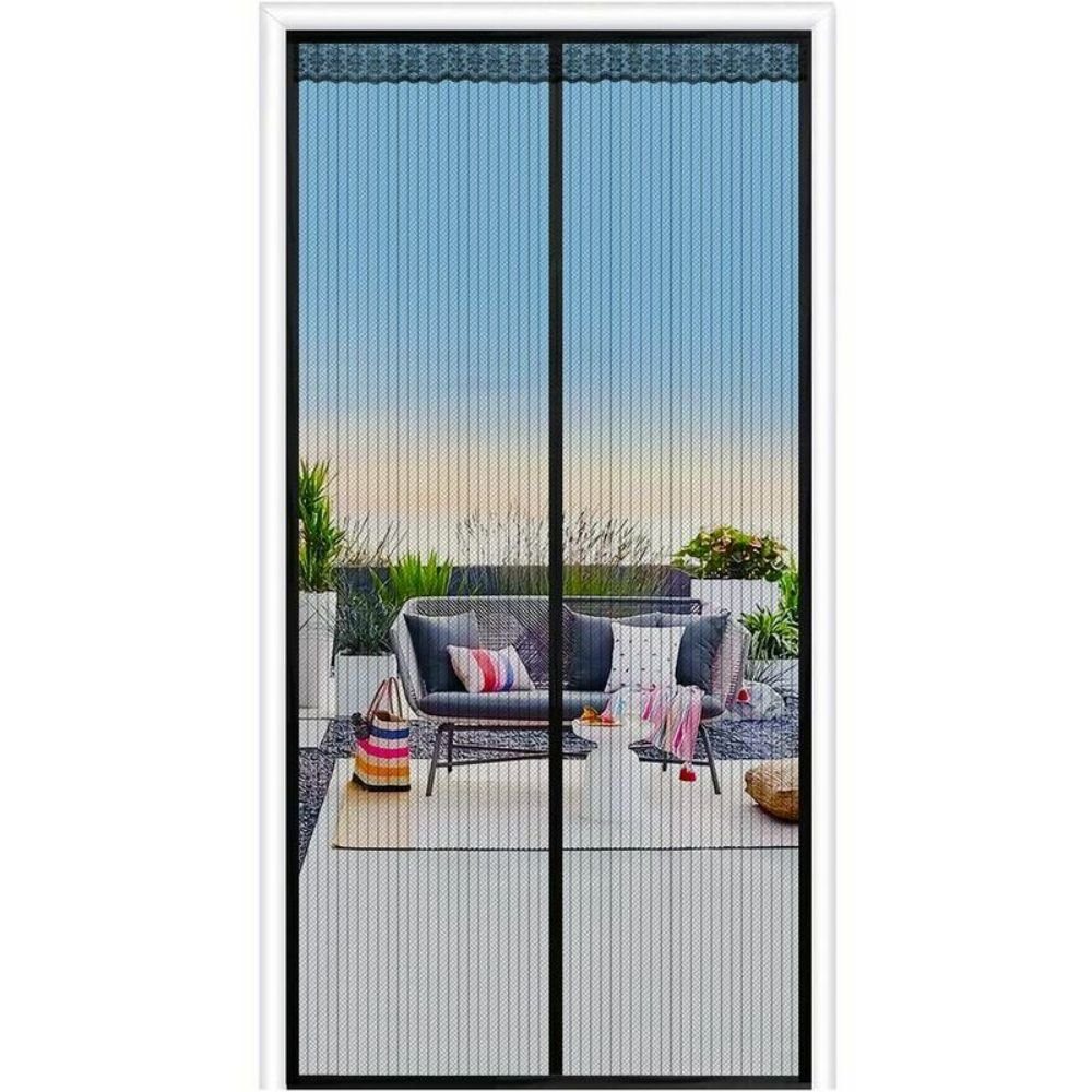jalleria Insektenschutz-Fensterrahmen Magnetischer Moskitonetz-Türvorhang 90 x 210 cm, (1-St)
