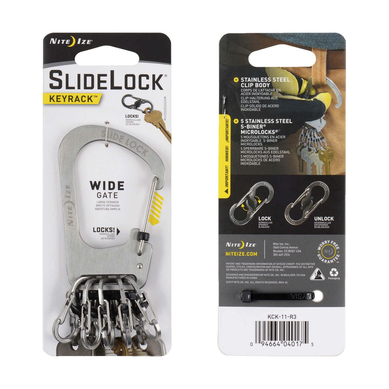 Slide Lock KeyRack Karabiner