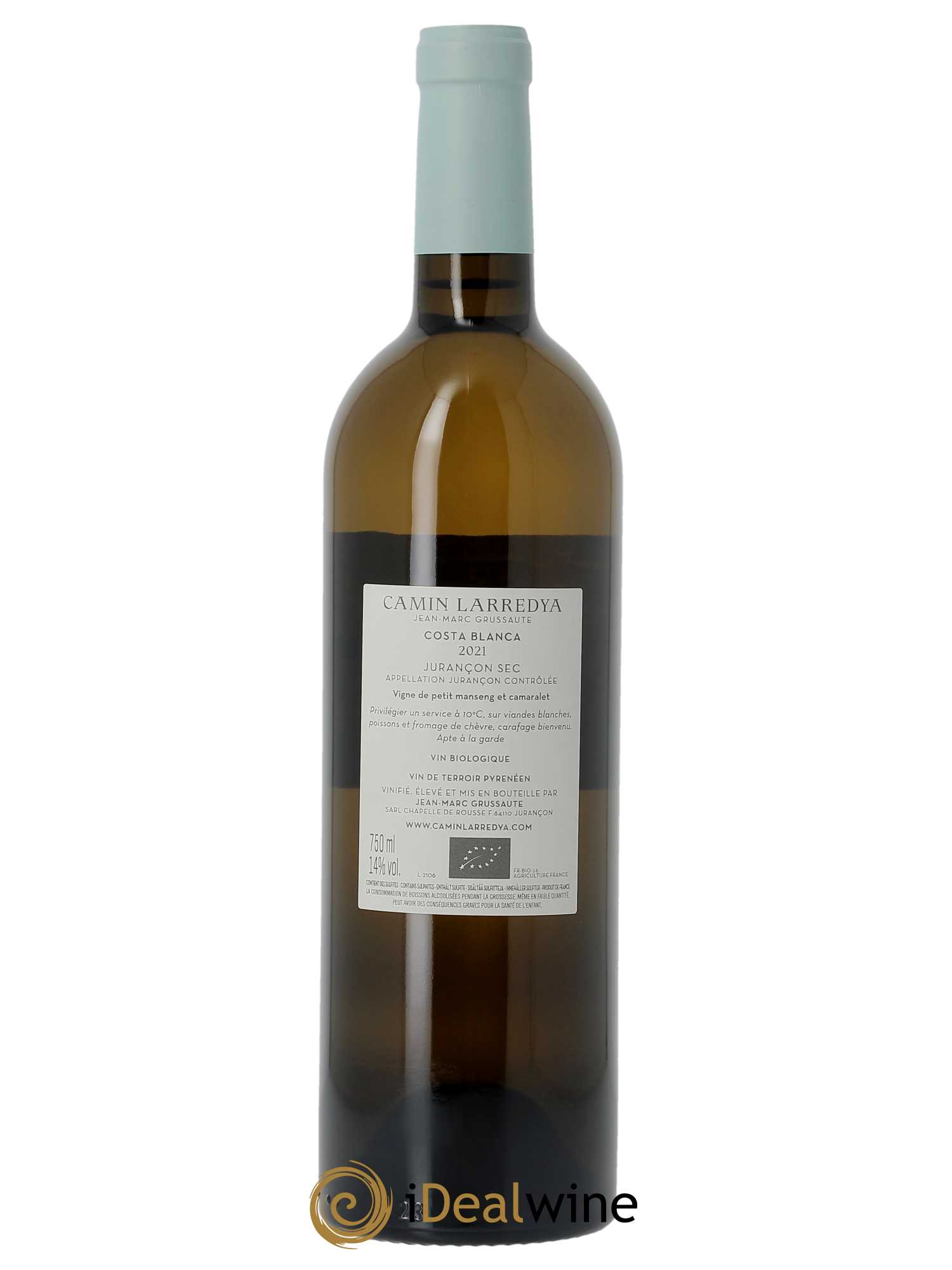 Jurançon sec Costa Blanca Camin Larredya  2021 - Lot de 1 Bouteille