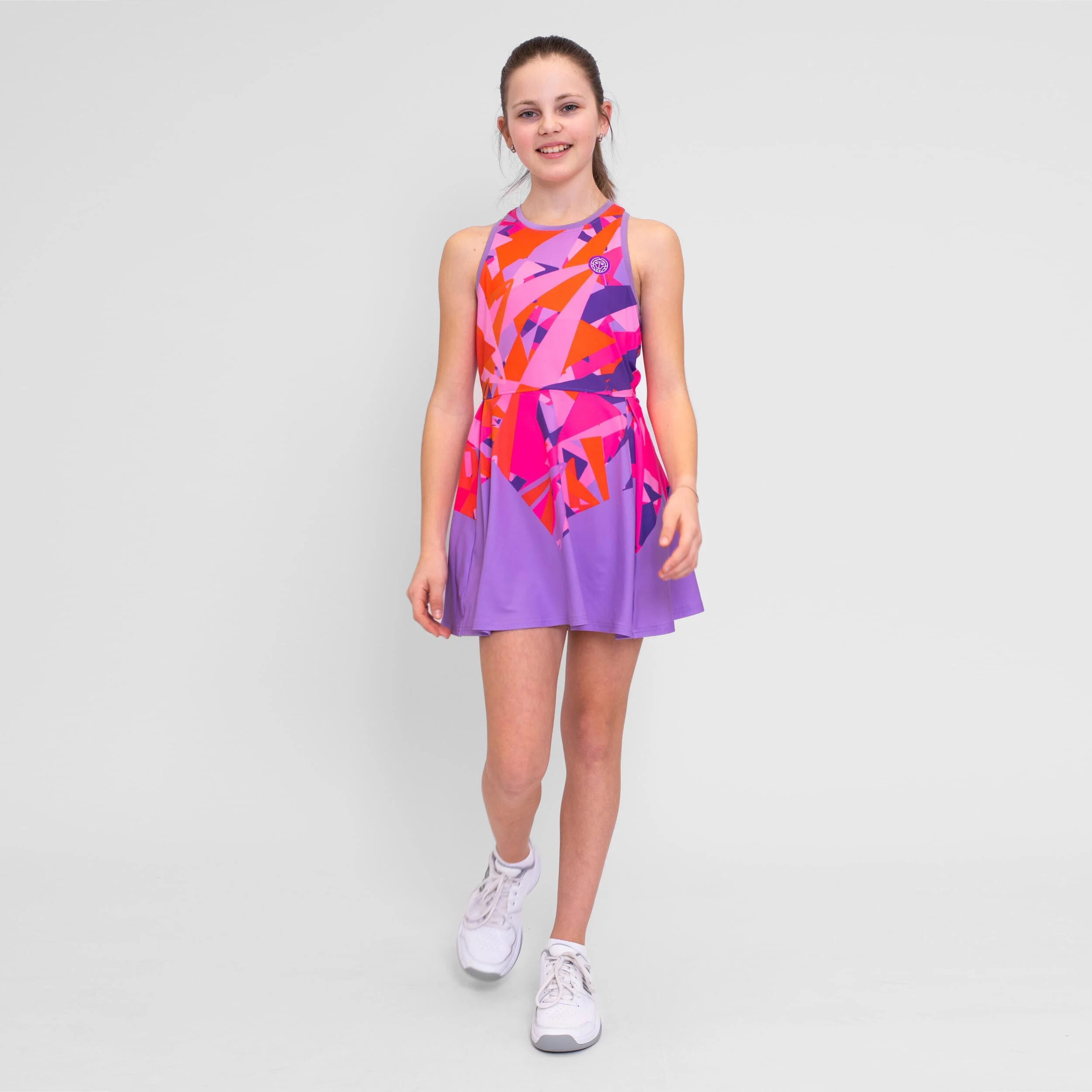 Spike Kleid Mädchen - Lila, Pink