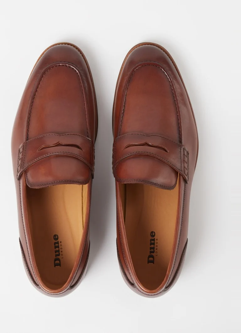 Dune London Sulli leather loafer