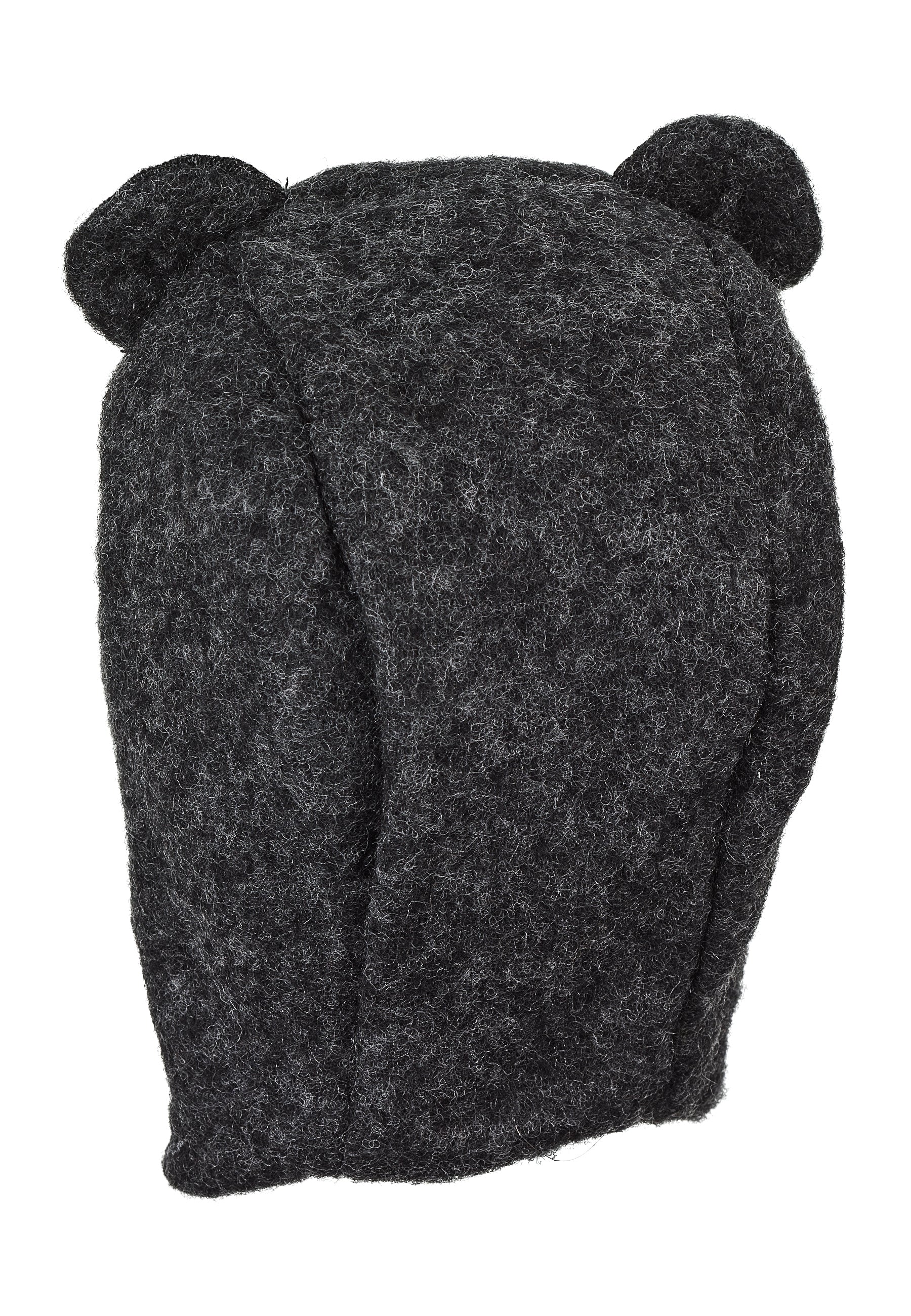 Schalmütze aus Wolle (Merino) mit 3D Ohren