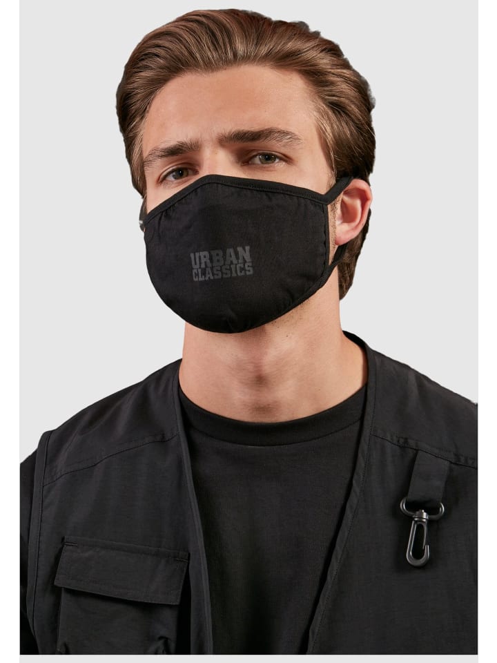 Urban Classics Urban Classics Gesichtsmasken in black günstig kaufen onesize