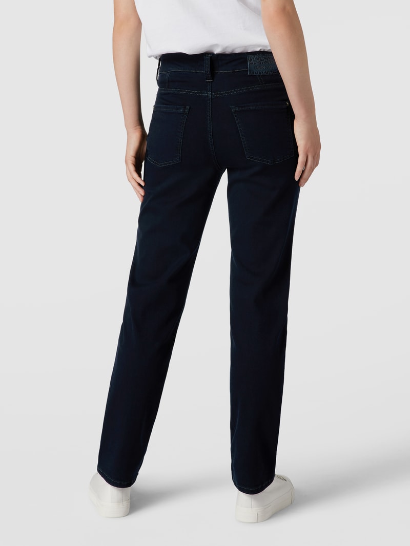 Jeans in 5-Pocket-Design Modell 'PEARLIE' in dunkelblau