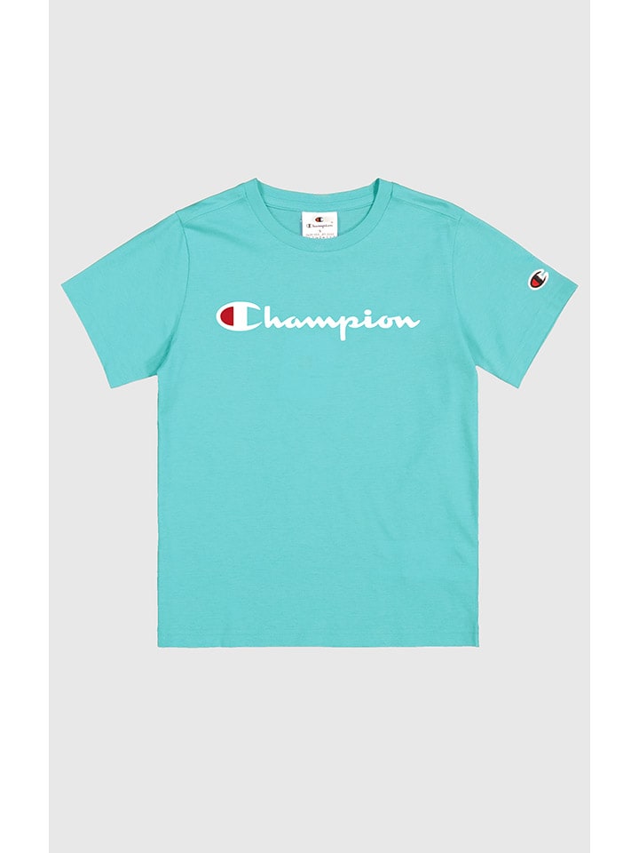 Champion Shirt in Türkis günstig kaufen