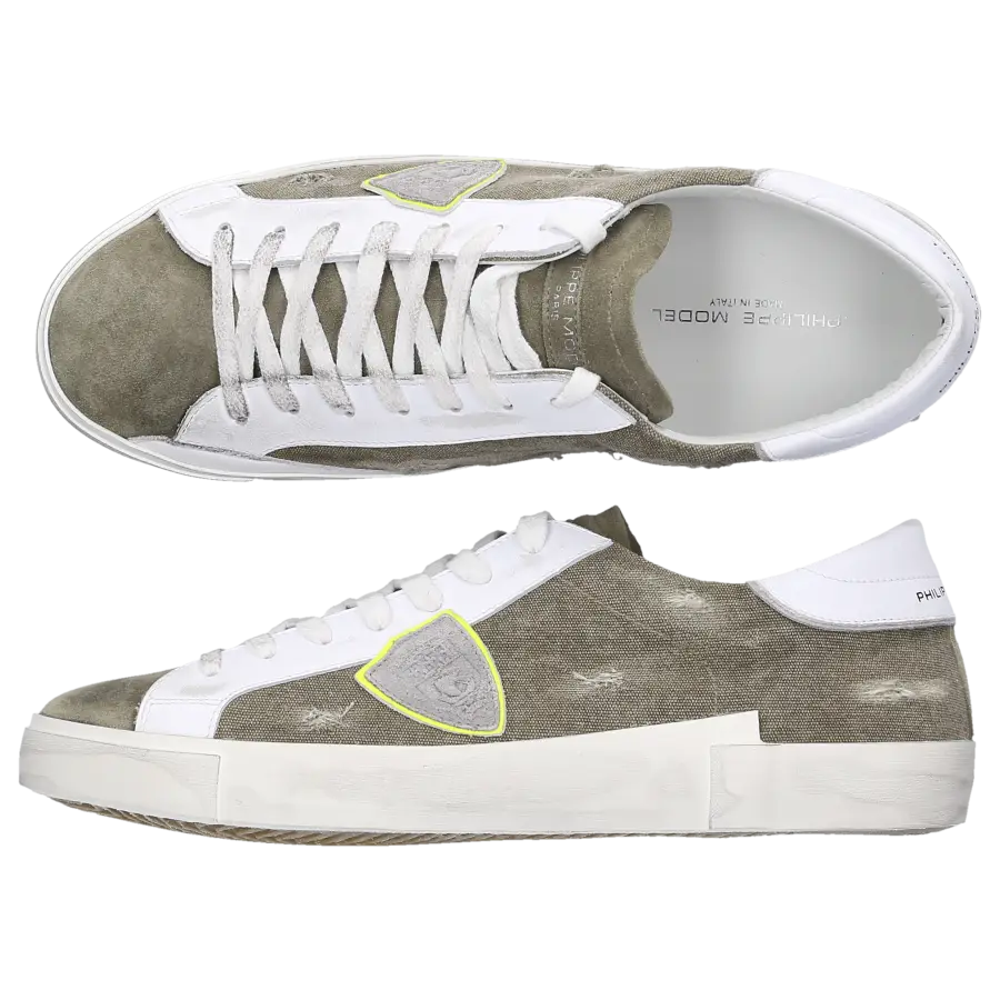 Philippe Model - Sneaker low PRSX Canvas - grün