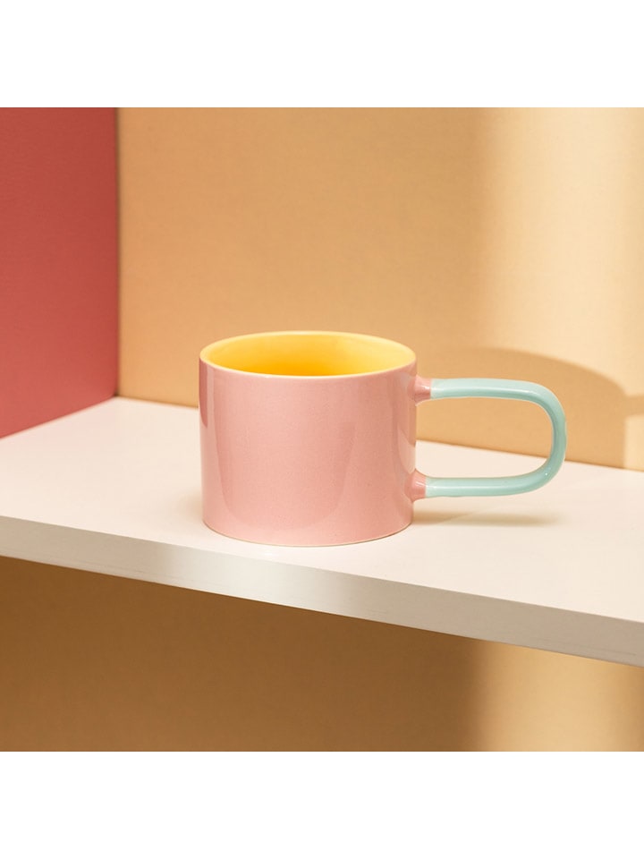 Homla Tasse ''Finko'' in Rosa/ Gelb/ Hellblau - 300 ml günstig kaufen onesize