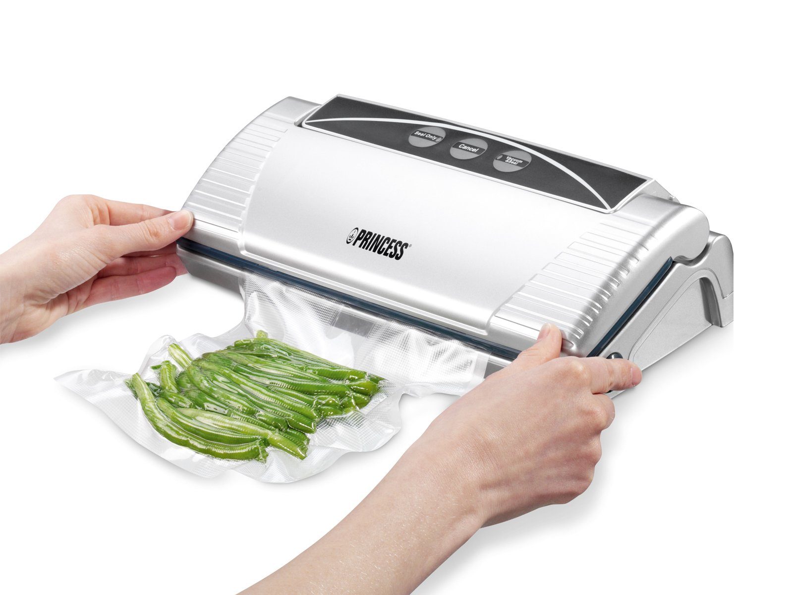 PRINCESS Vakuumierer, 110W, Folienschweiß-Gerät Foodsaver Sous Vide Lebensmittel aufbewahren