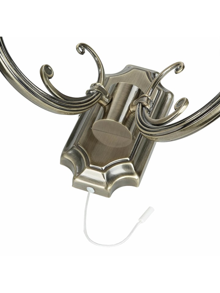 Licht-Erlebnisse Wandlampe in Bronze Weiß günstig kaufen onesize