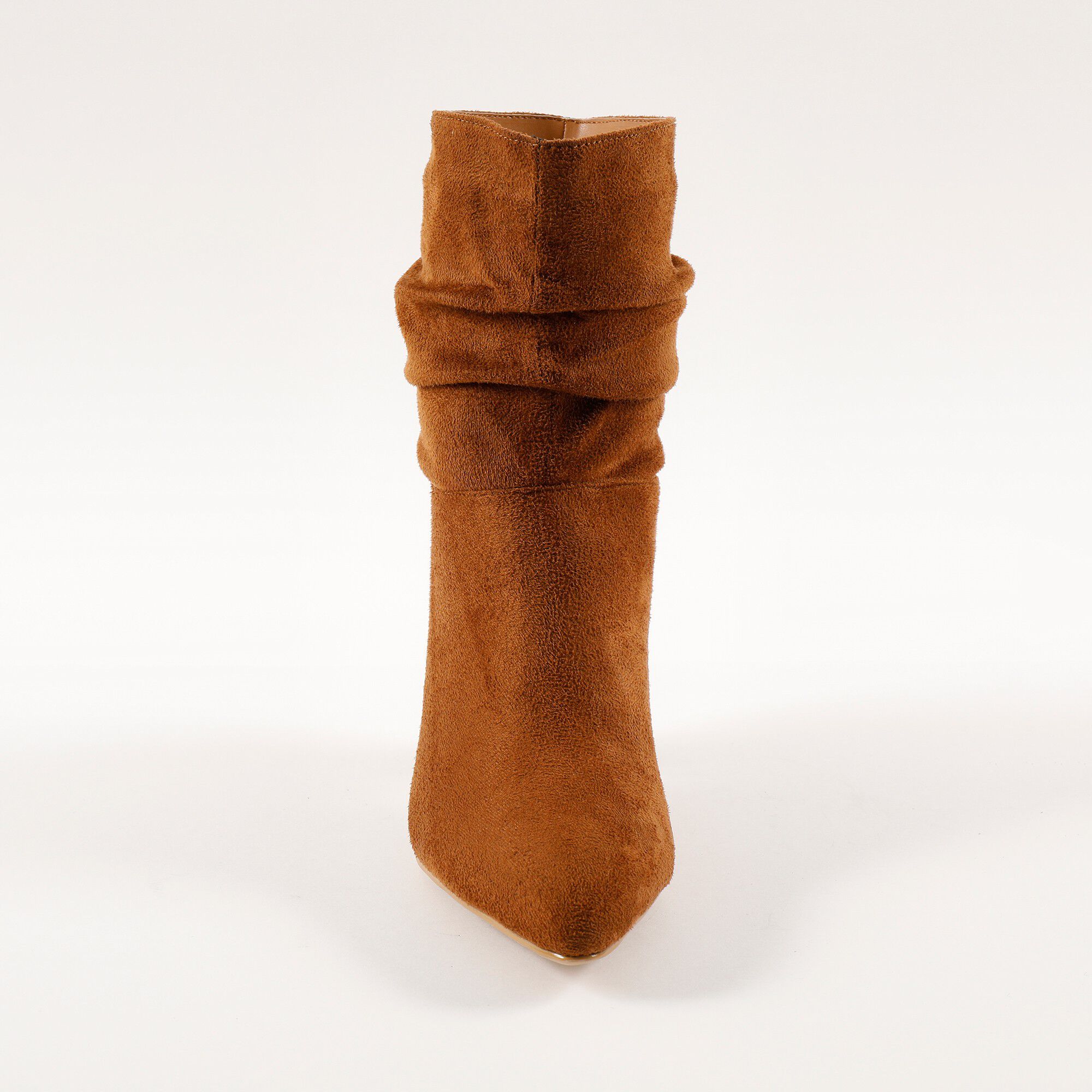 Bottes plissées mi-hautes