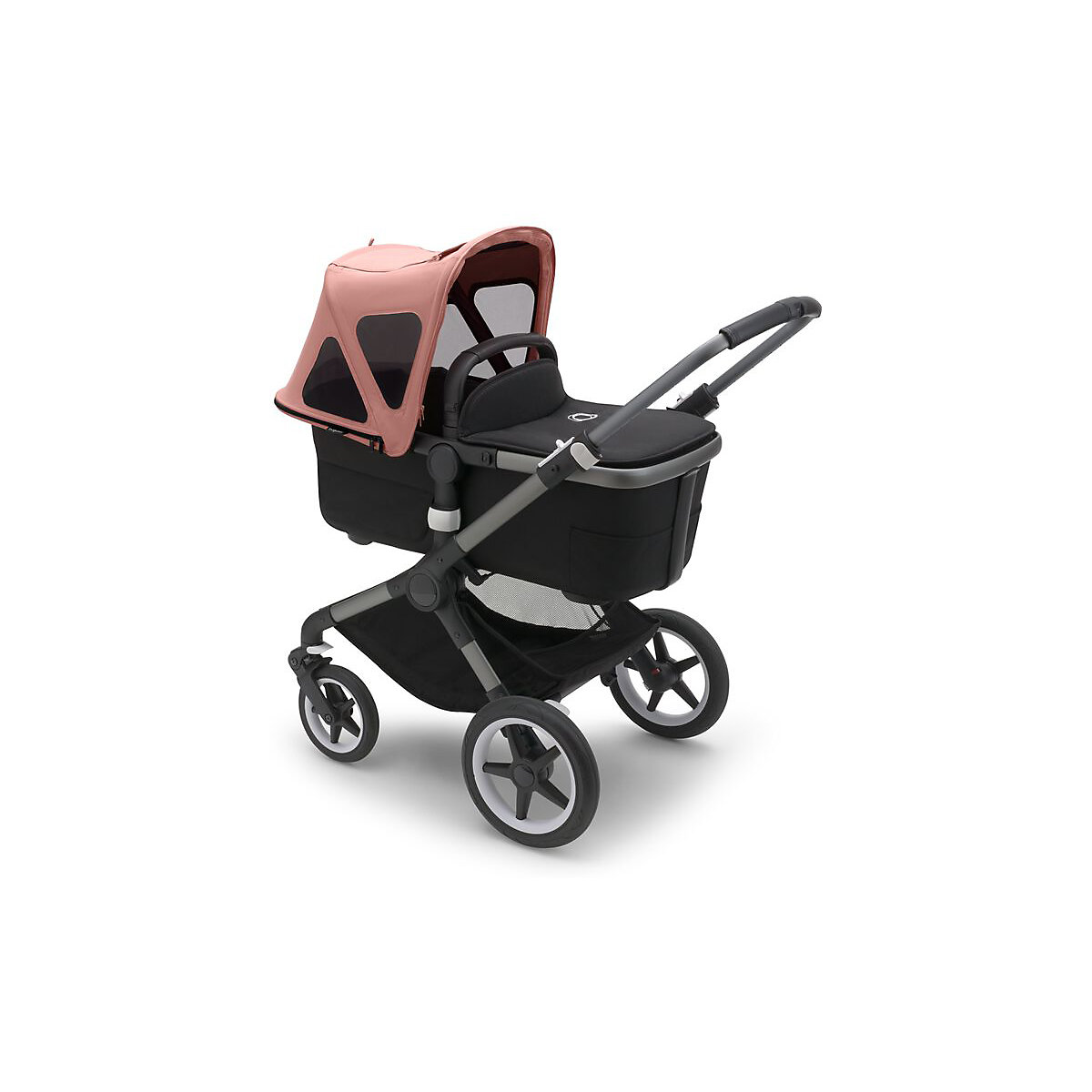 Bugaboo Fox/Cameleon3/Lynx Sonnendach mit Lüftungsfenstern Morgenrosa