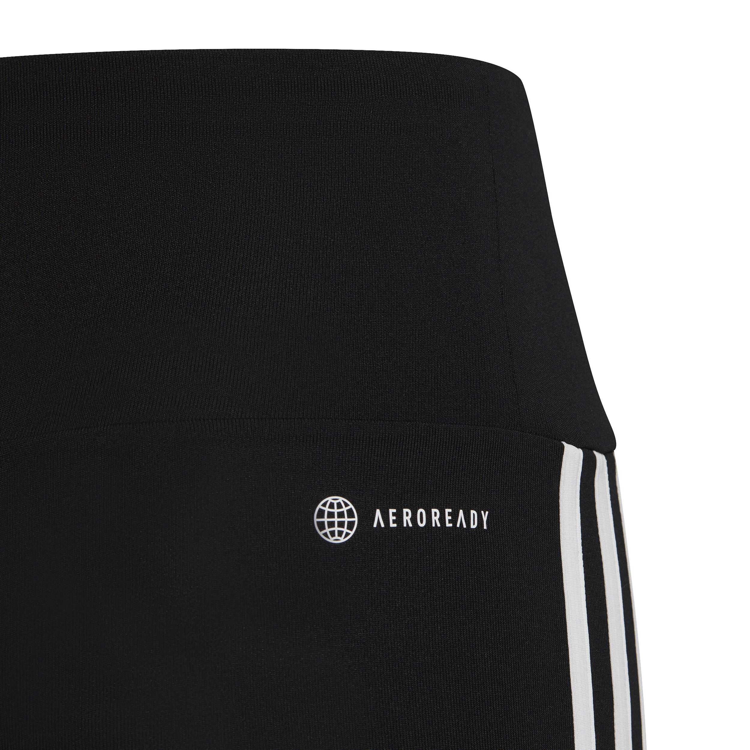 Essentials Train AEROREADY3-Stripes High-Waisted Training Tight Mädchen - Schwarz, Weiß