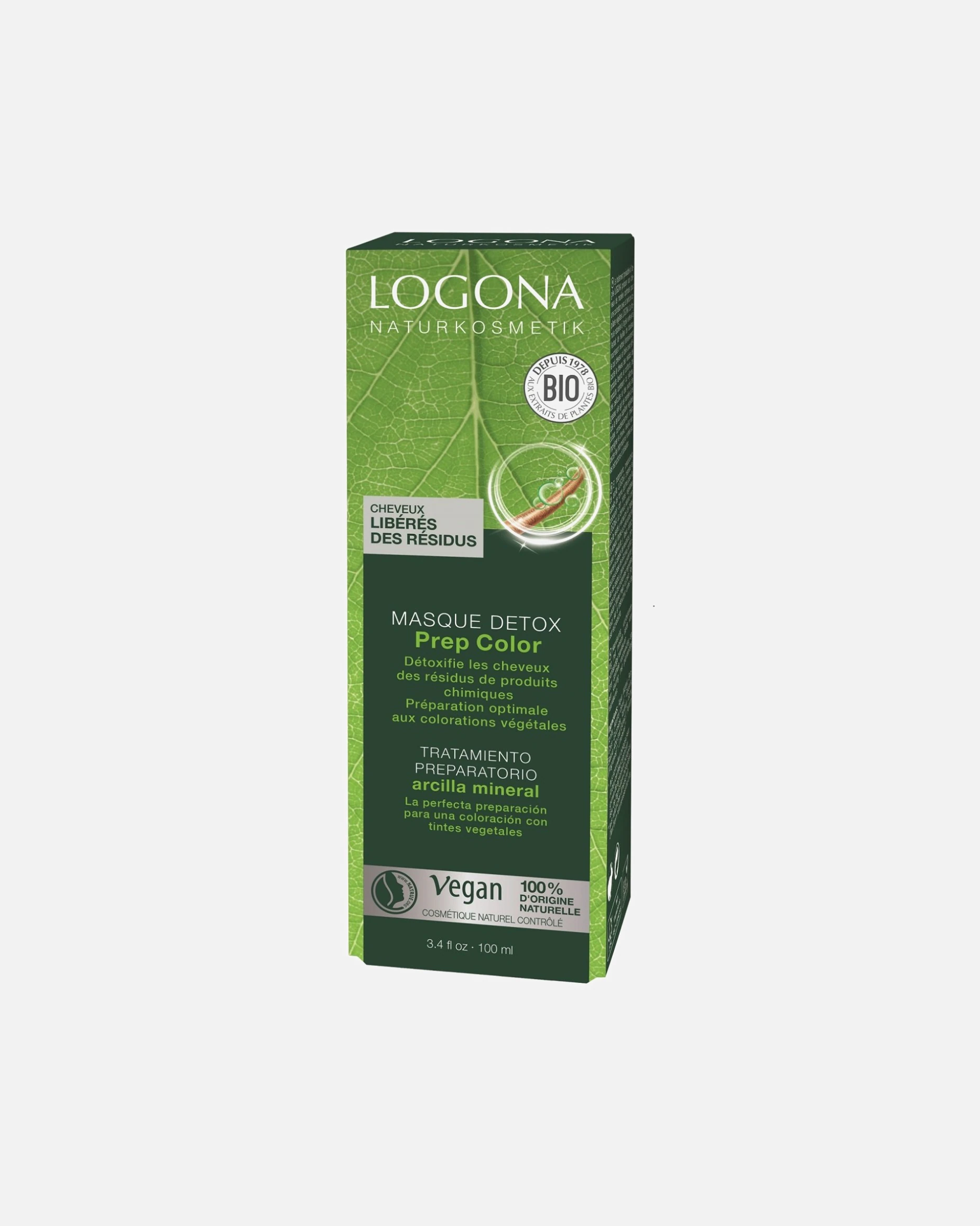 Mascarilla de color Logona Detox Prep