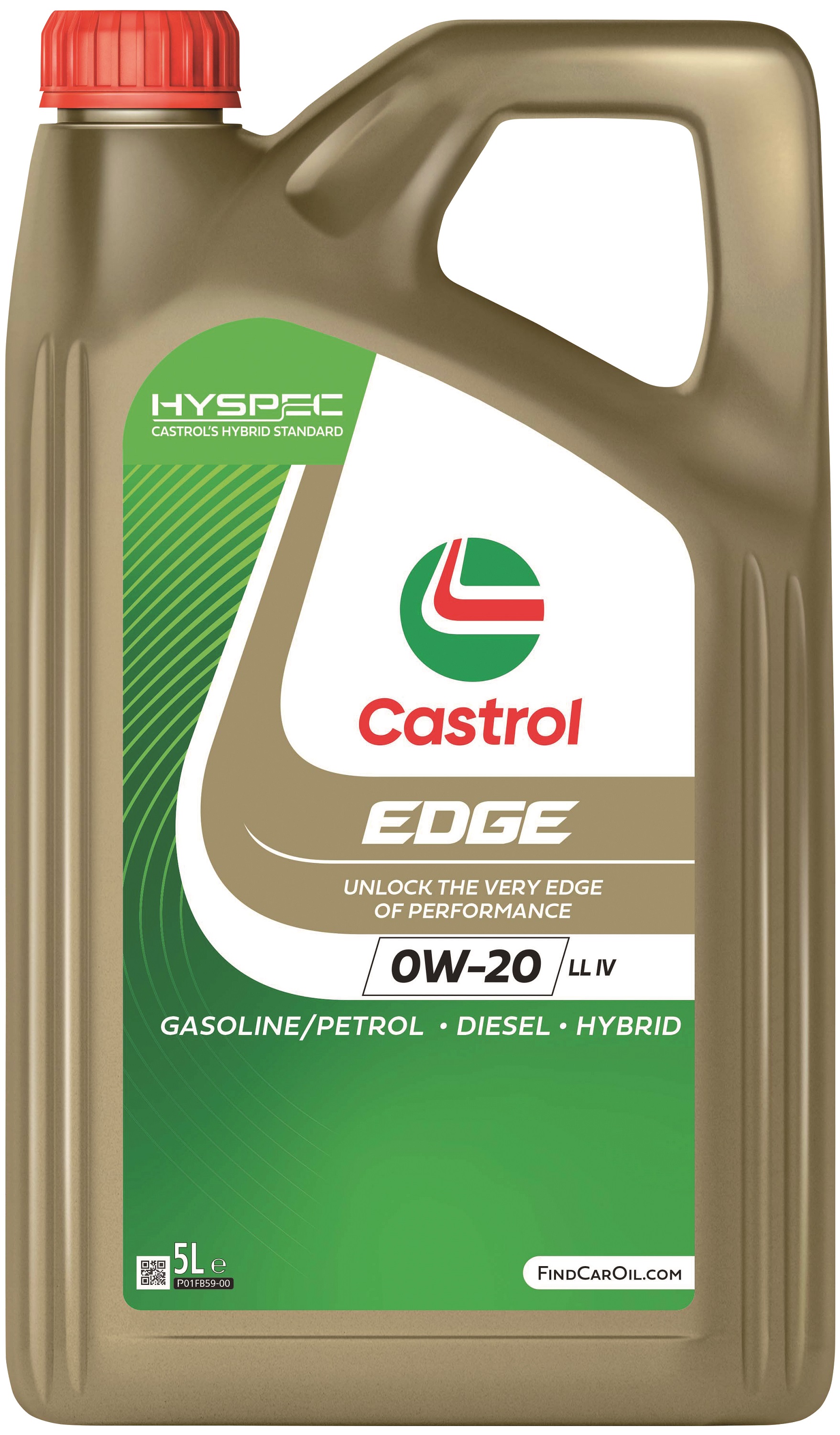 Castrol Edge 0W-20 LL IV Motoröl mit Fluid-Titanium, 5 Liter - ATU