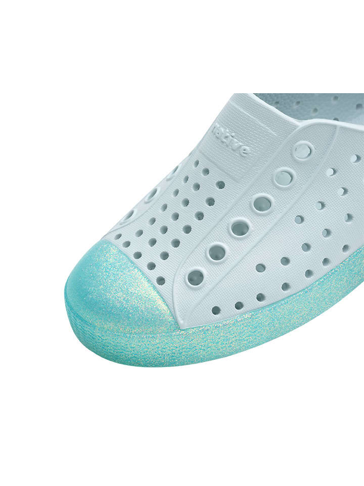 Native Slipper in Türkis/ Weiß günstig kaufen
