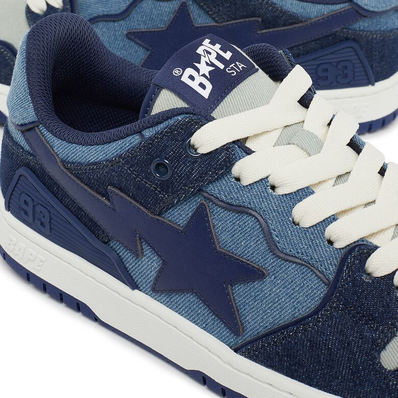 A Bathing Ape SK8 Sta Denim M2 indigo