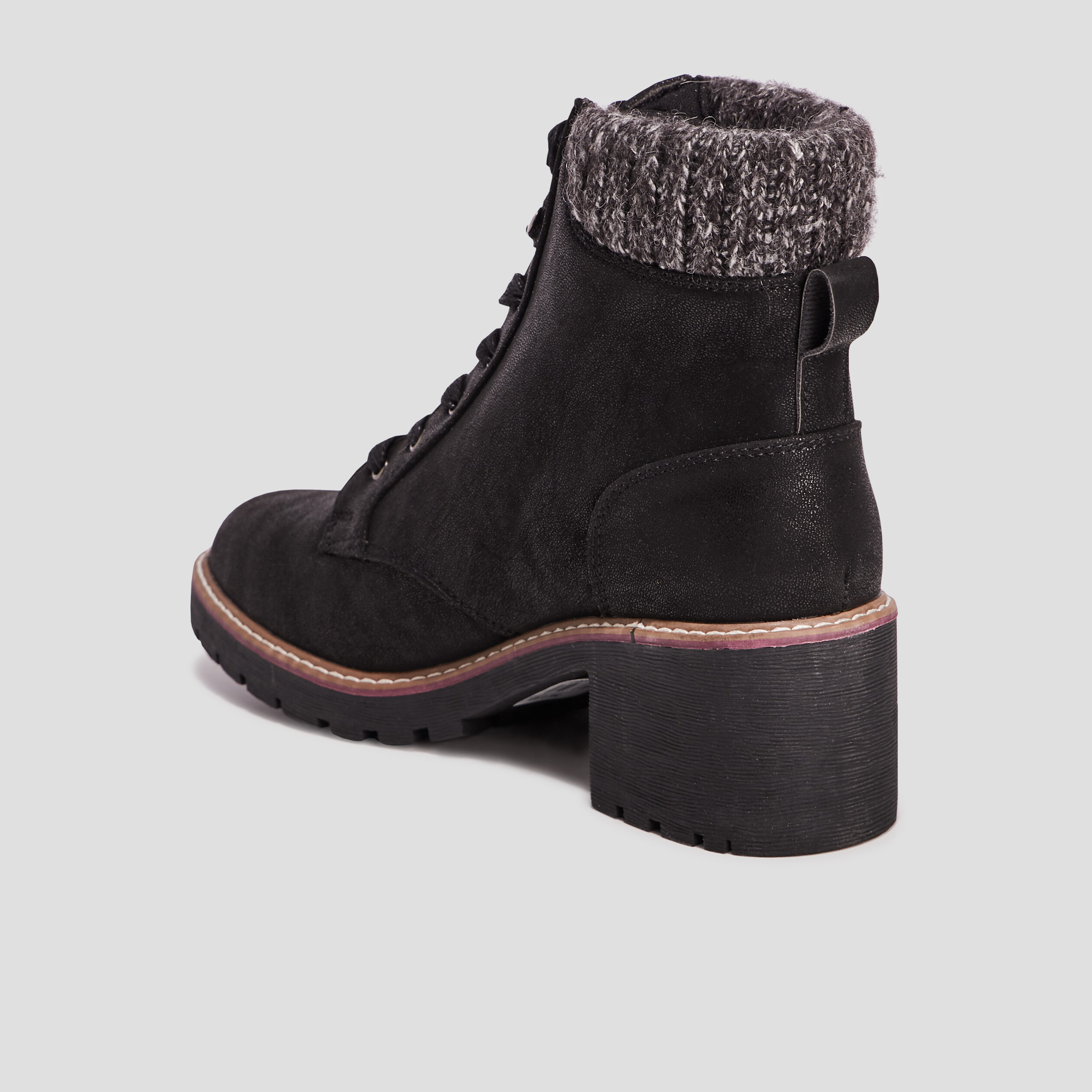 Bottines à talons noir femme | La Halle
