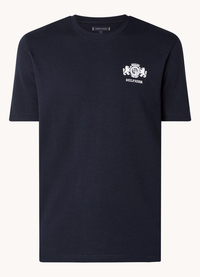 Tricou Tommy Hilfiger cu logo brodat