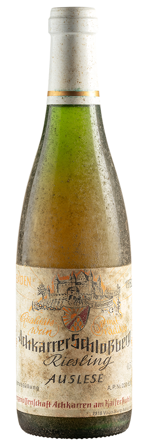 Schlossberg Riesling Auslese Bestes Fass 1980