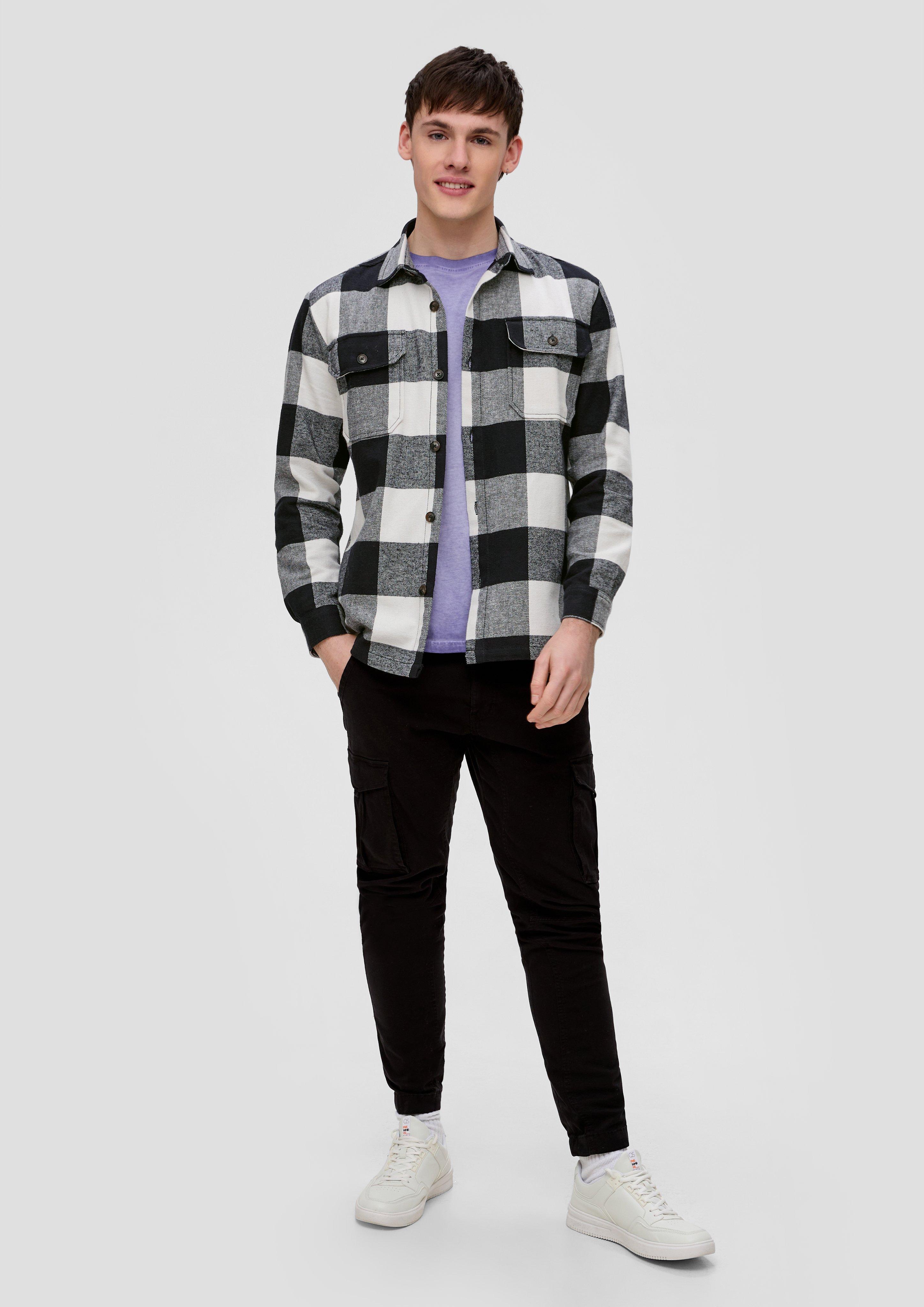 Oversize-Hemdjacke aus Baumwolle  2141217-90N0