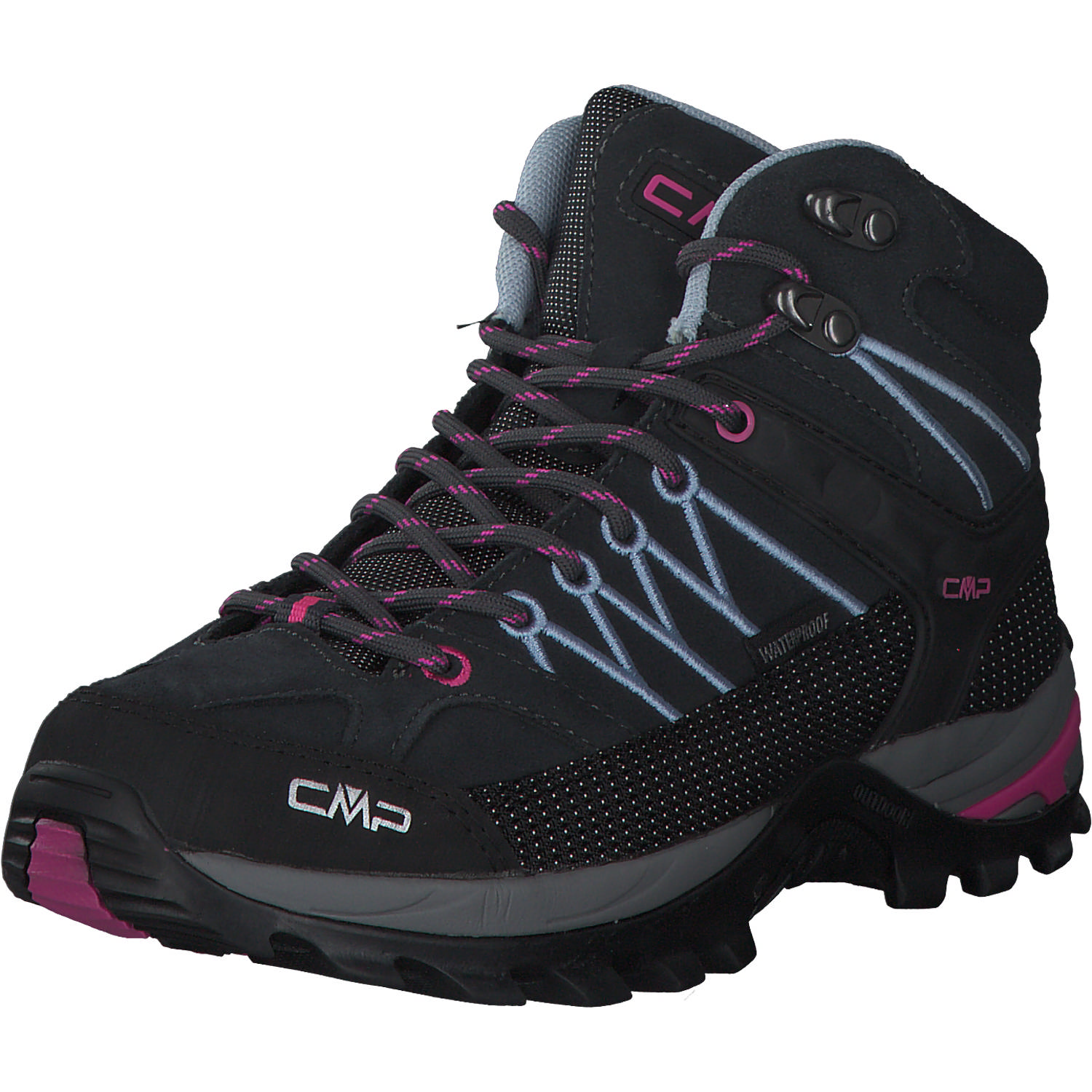 CMP Rigel Mid 3Q12946, Trekkingschuhe, Damen, titanio-skyway