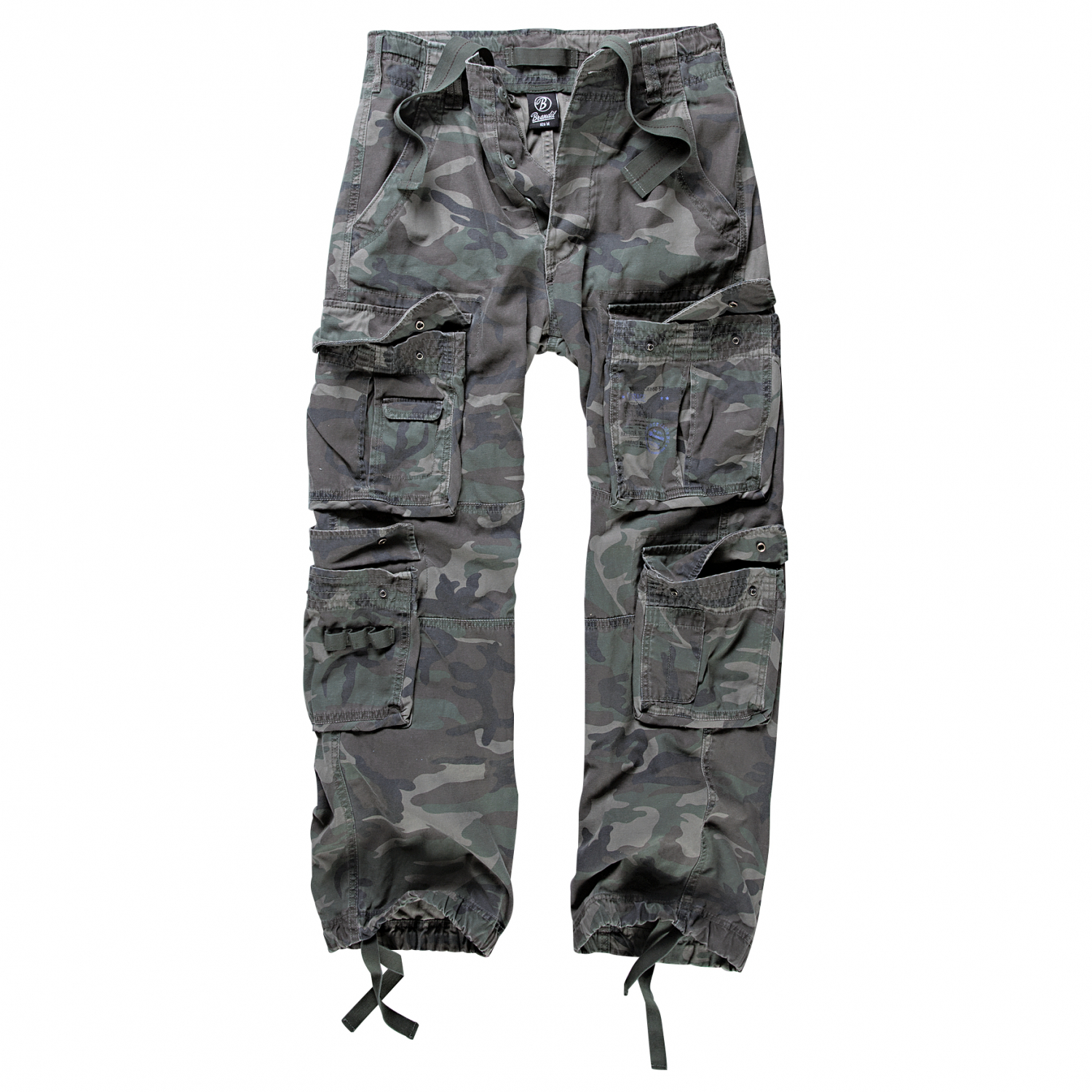 Brandit Herren Cargo-Hose Pure Vintage (woodland)