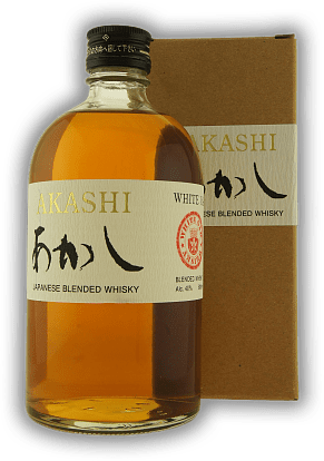 Akashi Japanese Blended Whisky White Oak Distillery White Label 40% Akashi Japanese Blended Whisky White Oak Distillery White Label 40%  0,5	 Liter - Vol 40%