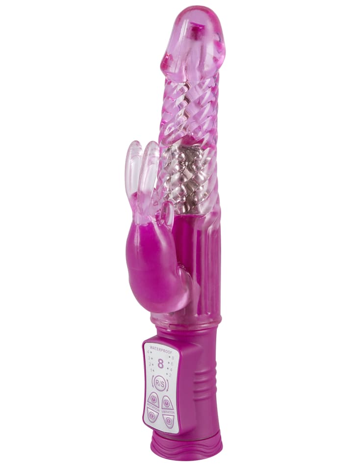 You2Toys Perlenvibrator mit Klitorisreizer Sugar Babe in pink günstig kaufen 22 cm