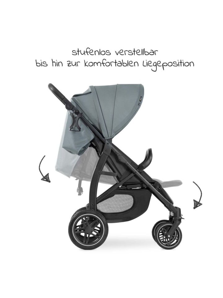 Hauck Buggy Rapid 4D (bis 25 kg) - XL Verdeck & All-Terrain in schwarz,blau günstig kaufen onesize