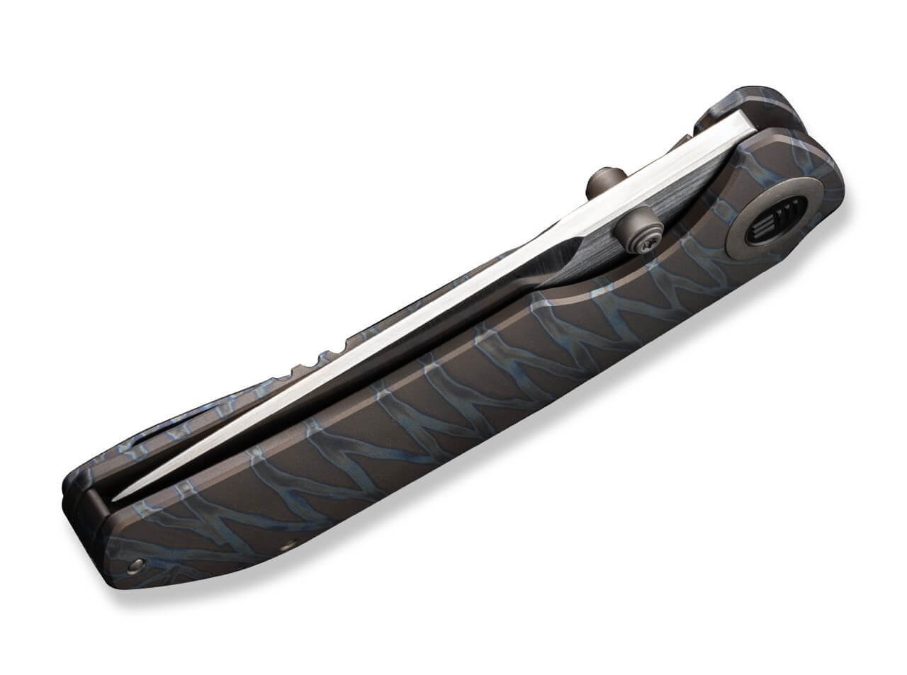 Thug XL Tiger Stripe Pattern Flamed Titanium