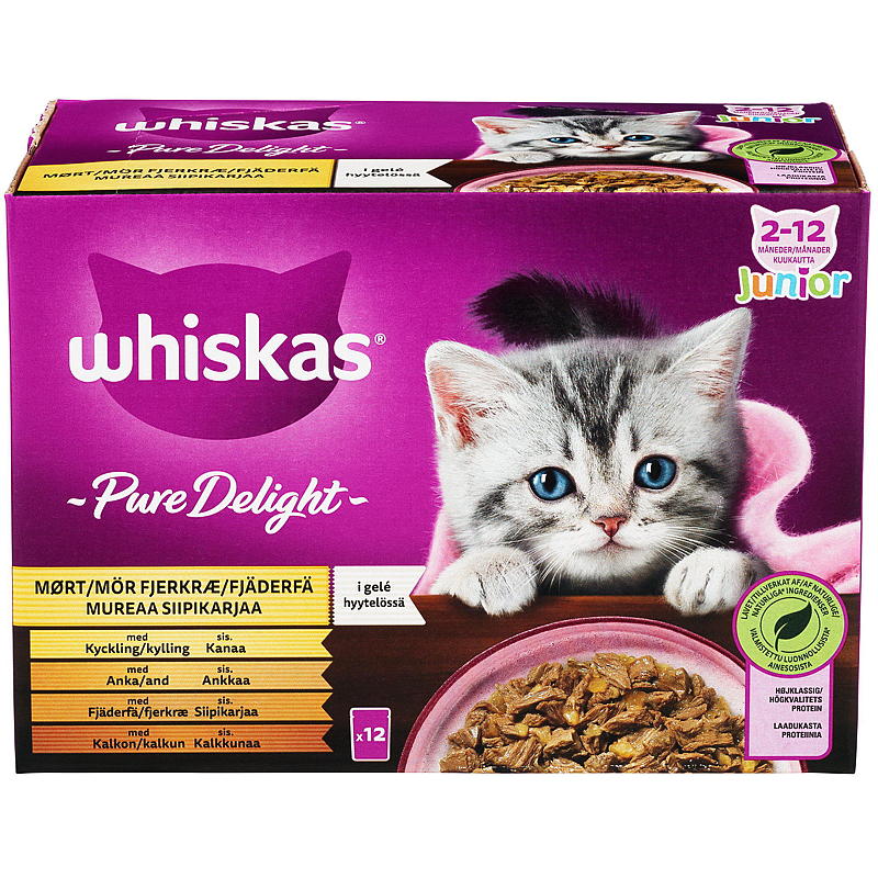 Mars Kattemat 12x85 g fuglemix Junior Whiskas