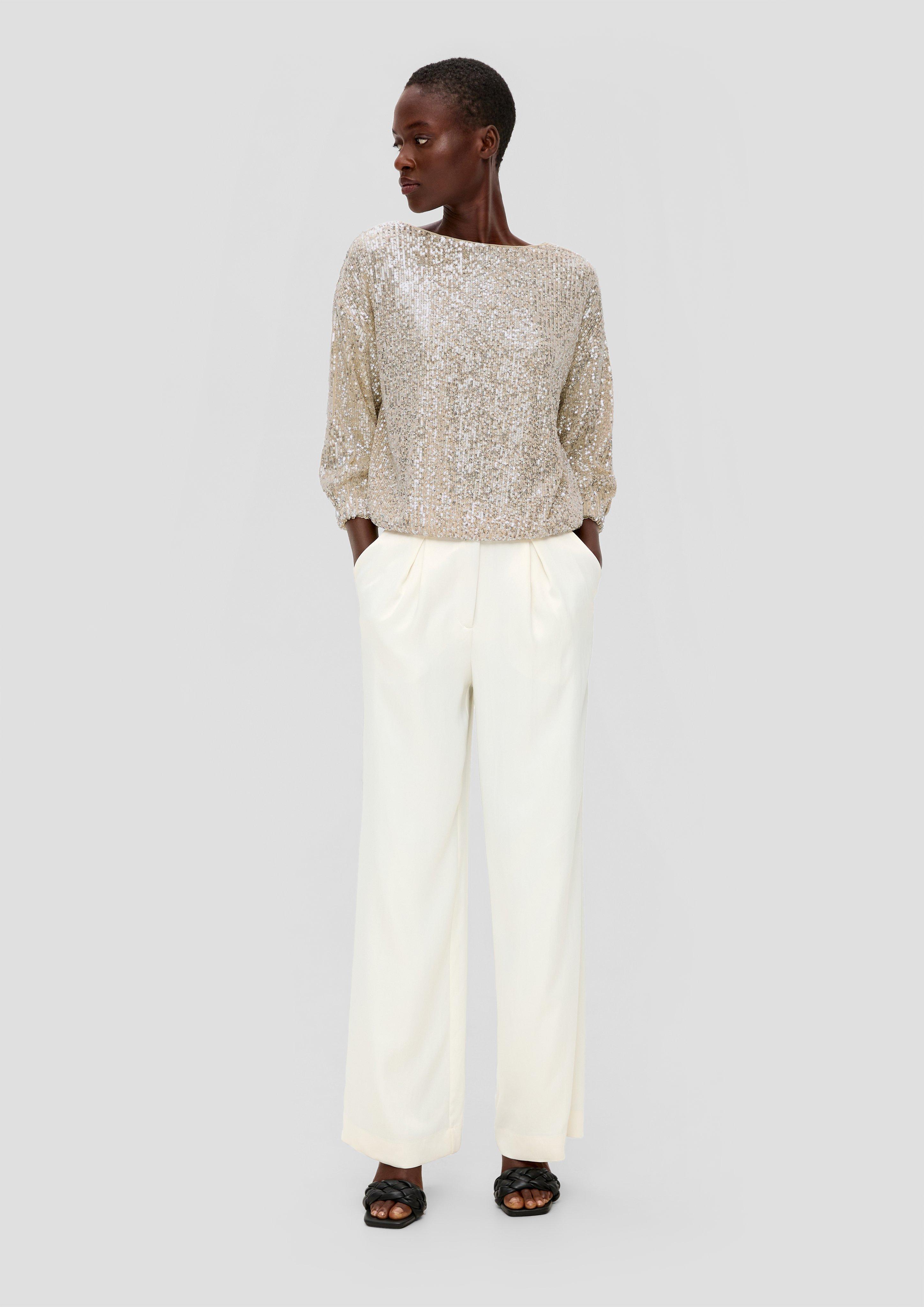 Pailletten-Bluse  2141640-8026