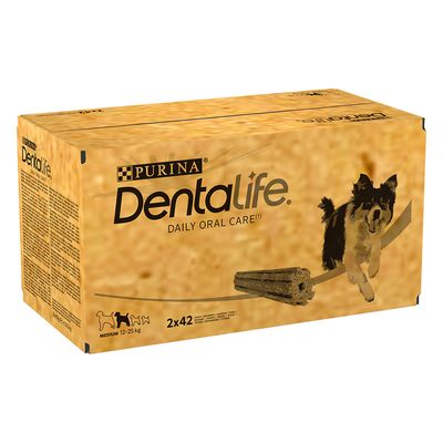 PURINA Dentalife Tägliche Zahnpflege-Snacks für mittelgroße Hunde