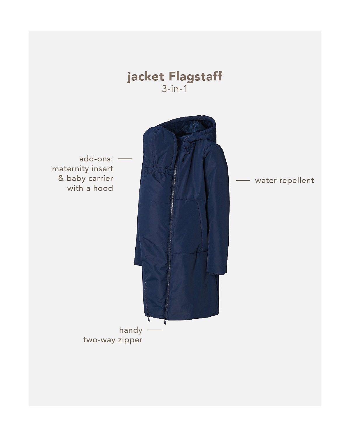 Umstandsjacke Winter Flagstaff 3-Way Umstandsjacken
