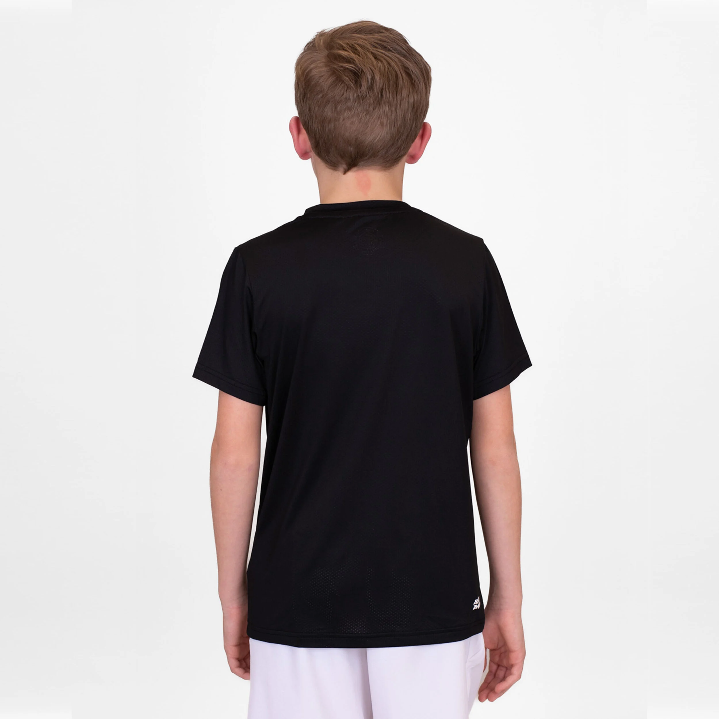 Crew T-Shirt Jungen - Schwarz
