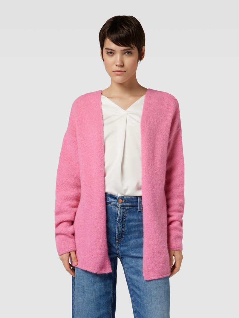 Cardigan mit überschnittenen Schultern in pink