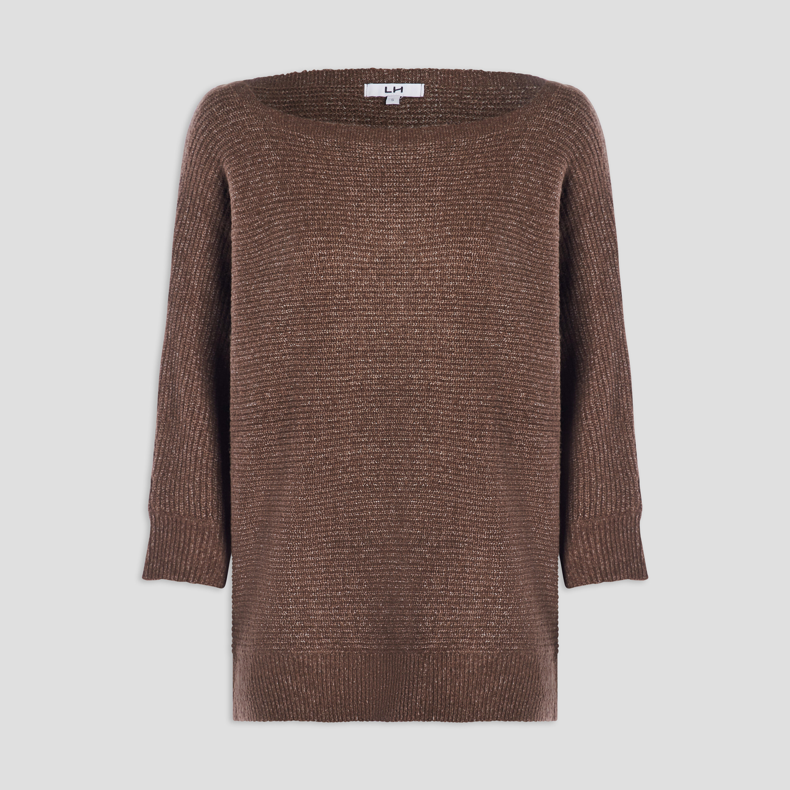 Pull manches 3 4 vert kaki femme | La Halle