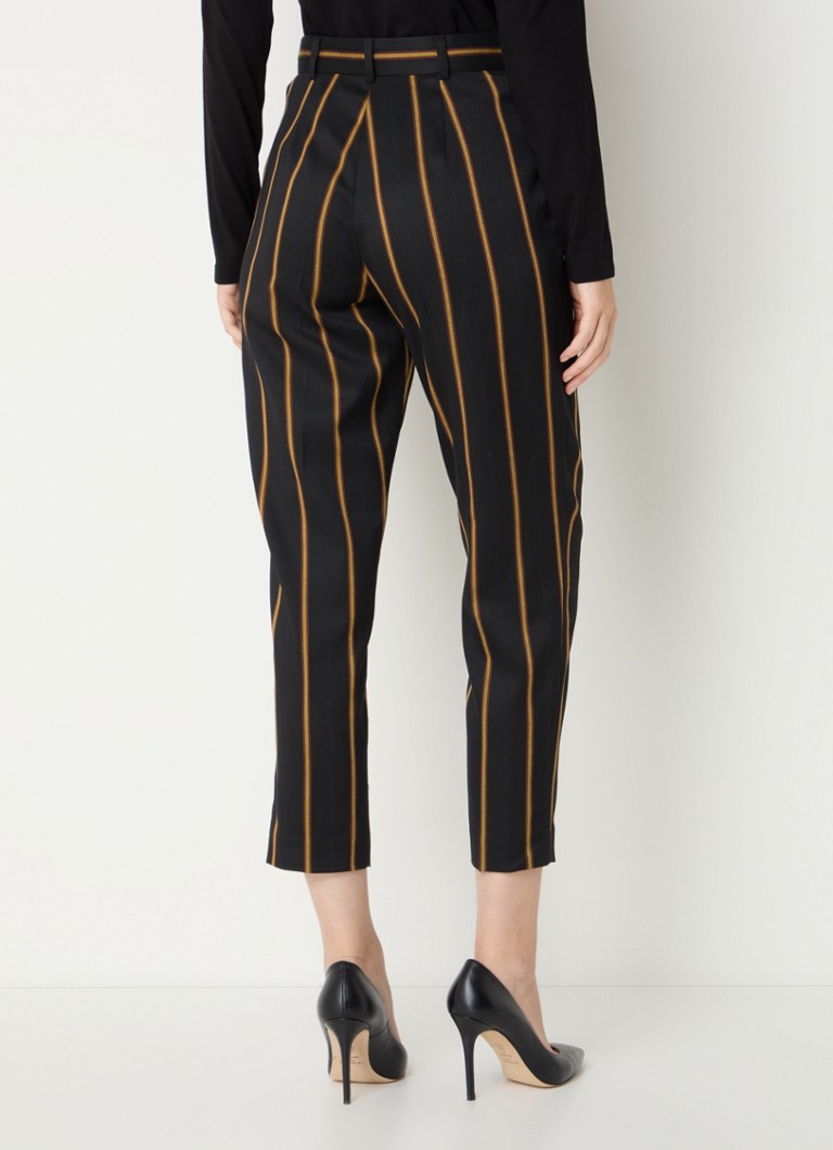 Pantaloni scurți cu dungi, model LKBennett Jemima, mulați.