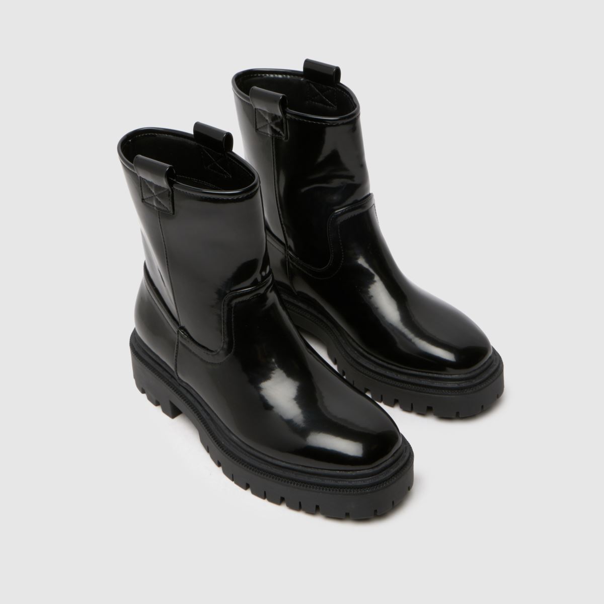 Schuh Alana – Svarta stövlar med dragkedja