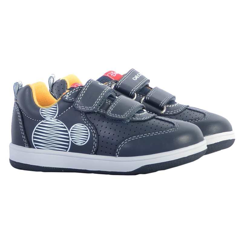Baskets cuir New Flick Mickey