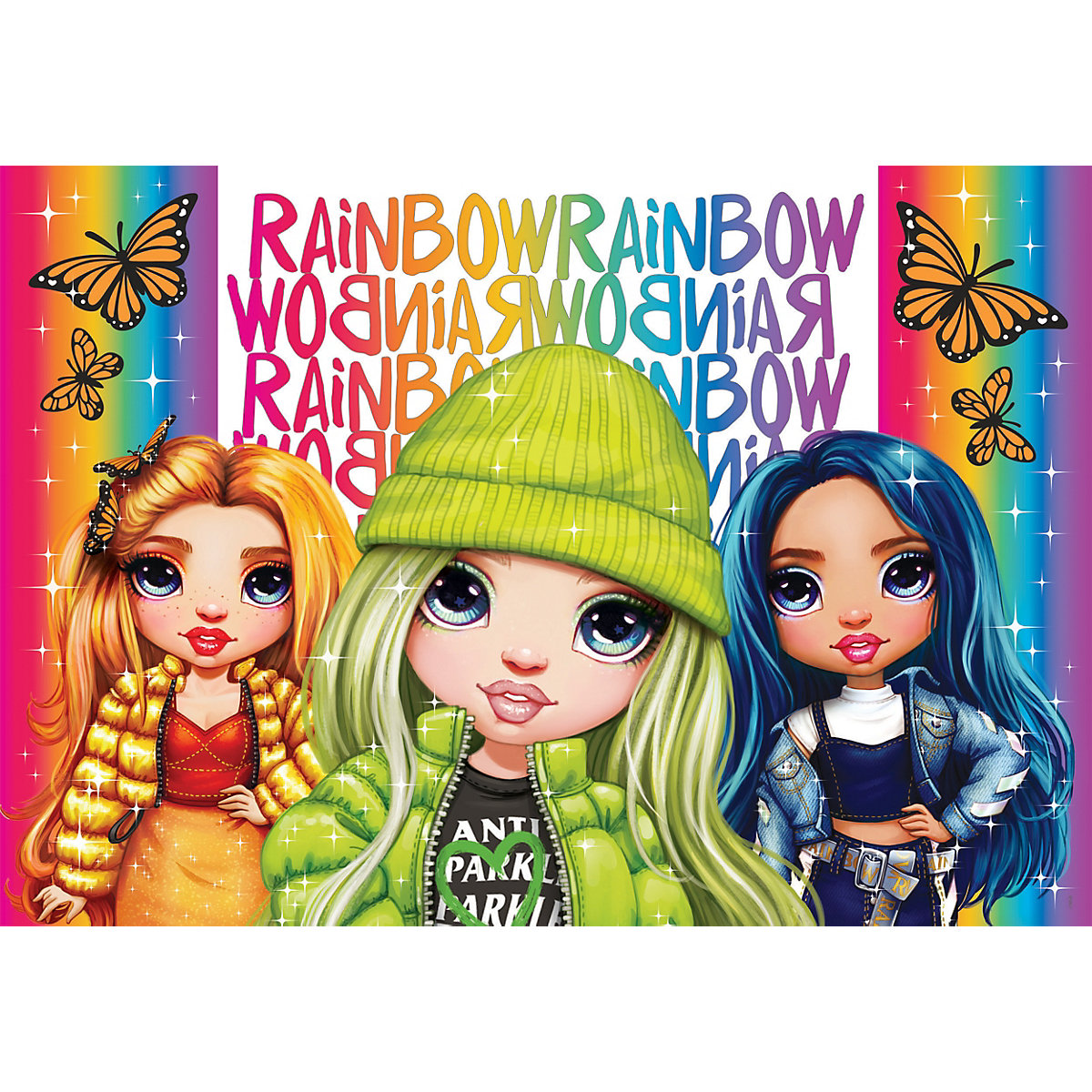 Brilliant Puzzle - Rainbow High, 104 Teile