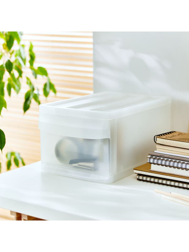 Rotho Stapelbare Schublade 10l mit Gummifüsschen in Transparent günstig kaufen onesize