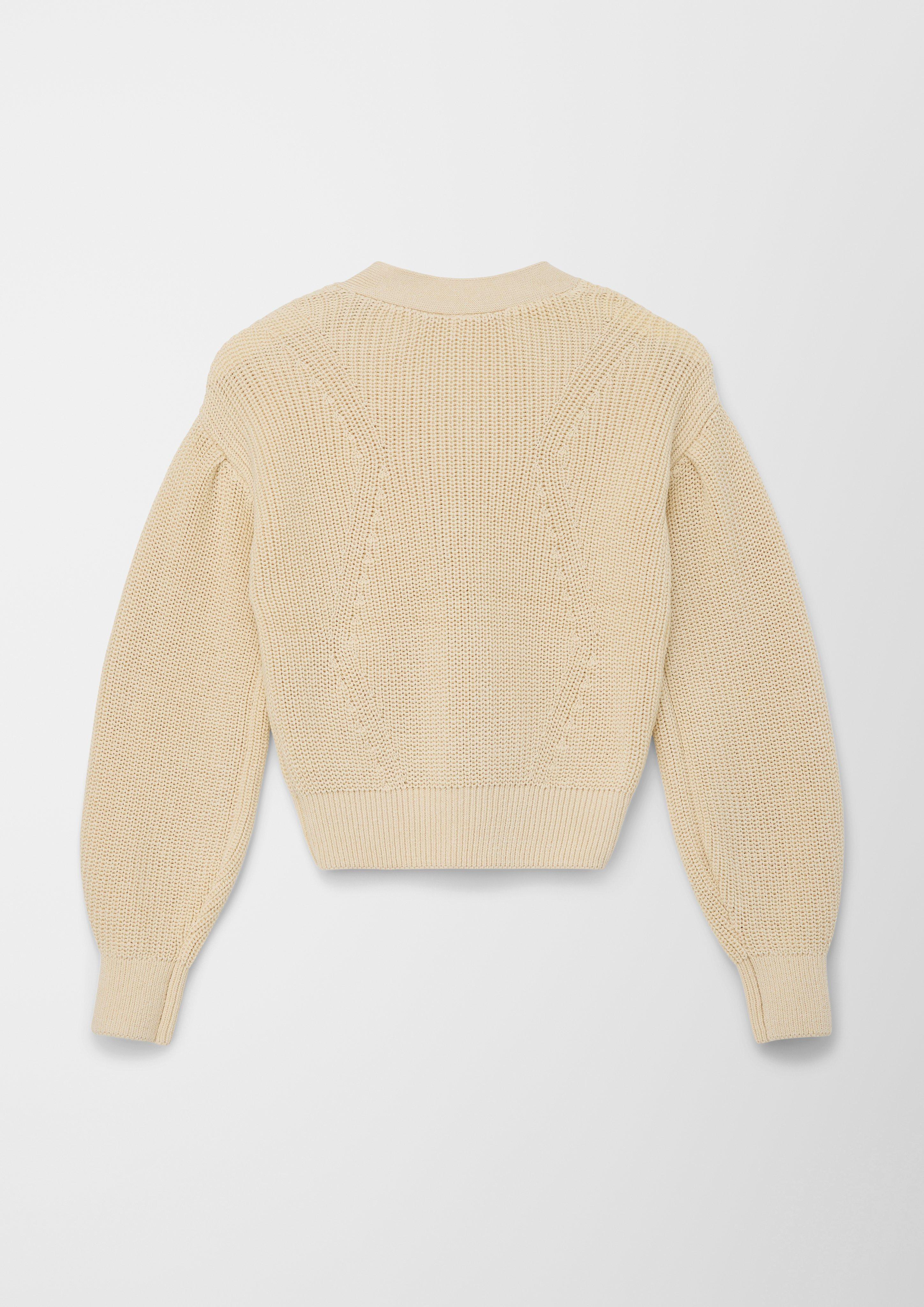 Strickjacke aus Baumwollmix  2128562-0805