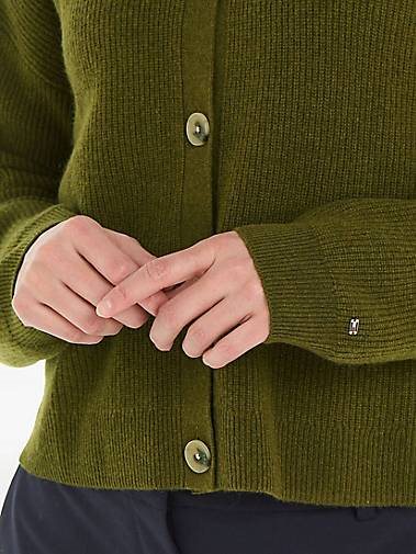 TOMMY HILFIGER Damen Cardigan mit Kaschmirwolle