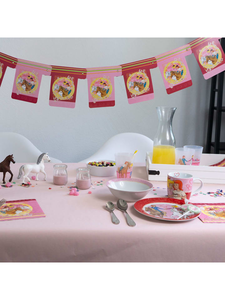 Geda Labels Partygirlande Bibi & Tina in Pink - 220cm günstig kaufen onesize