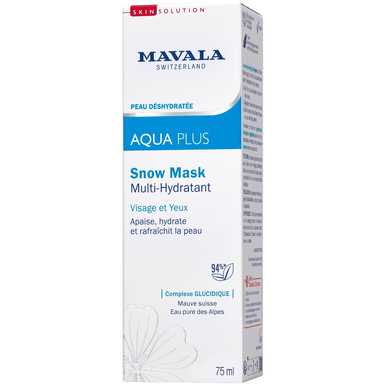 Mavala AQUA PLUS MASQUE À NEIGE Multihydratant