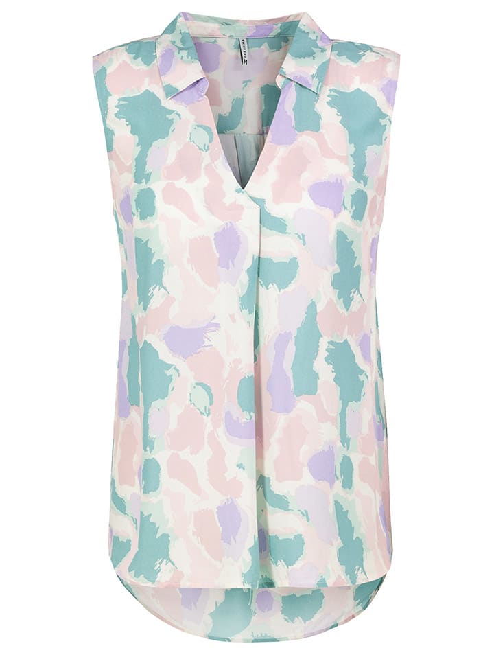 Fresh Made Blusentop in Creme/ Bunt günstig kaufen