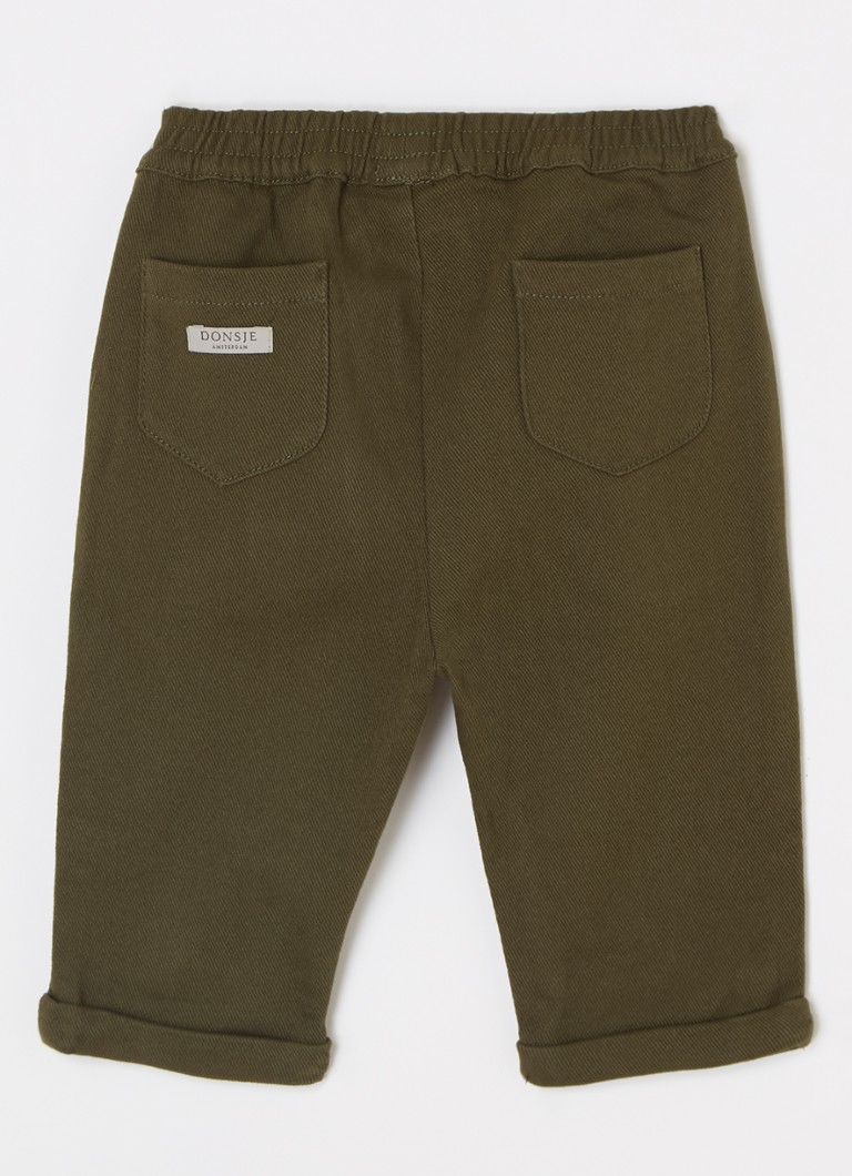 Pantaloni chino Donsje Amsterdam Olb cu croială slim și buzunare laterale.