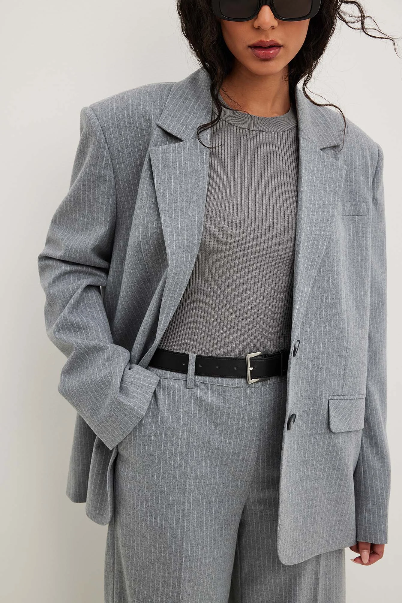 Gerippter Pullover